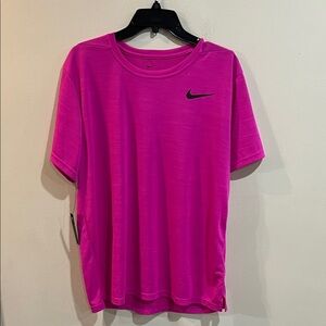 Nike Men's Vibrant Pink Short Sleeve Tee